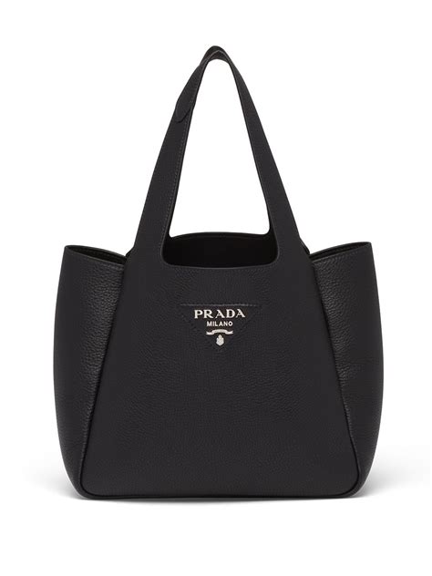 prada logo plaque mini tote bag|Prada logo.